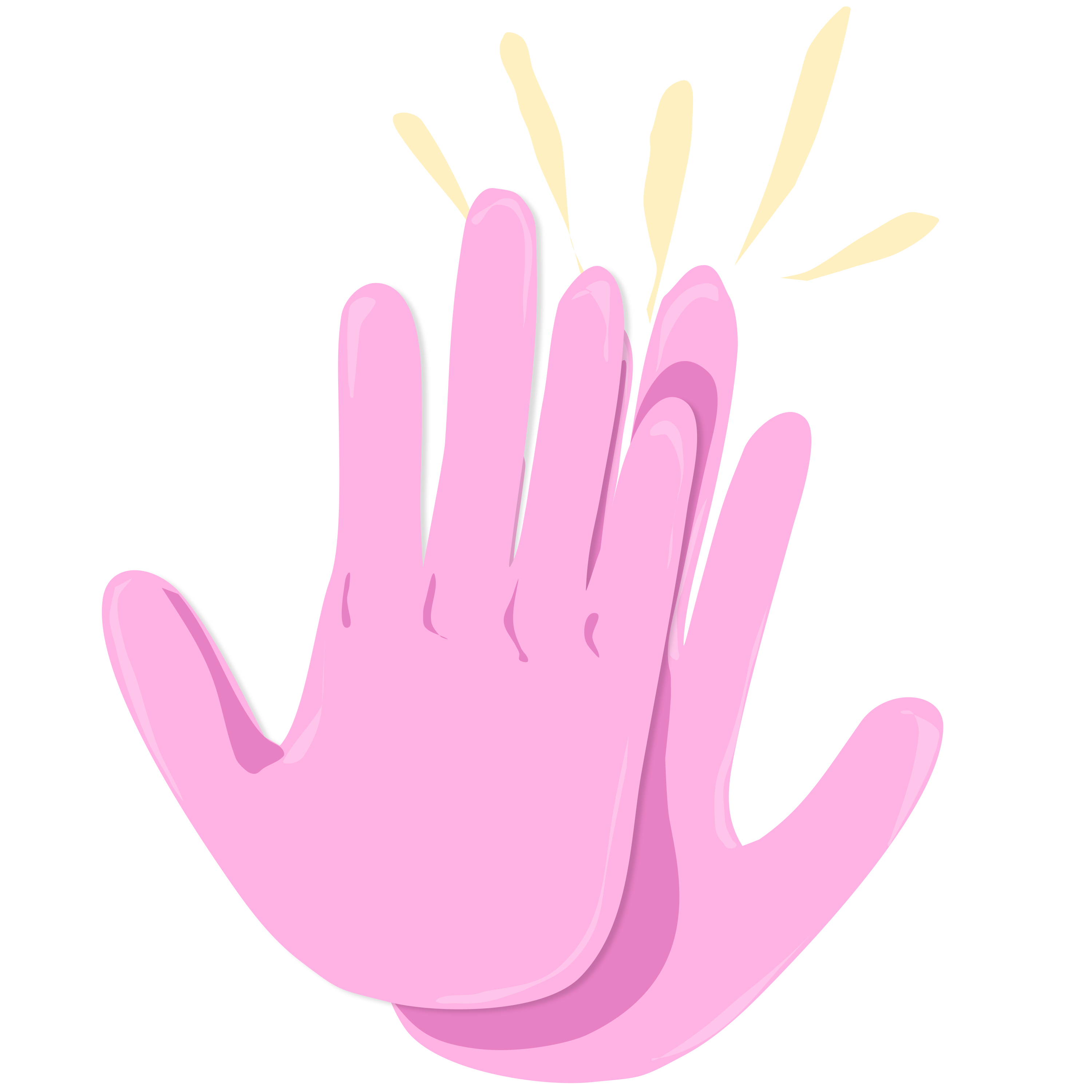 High five illustration